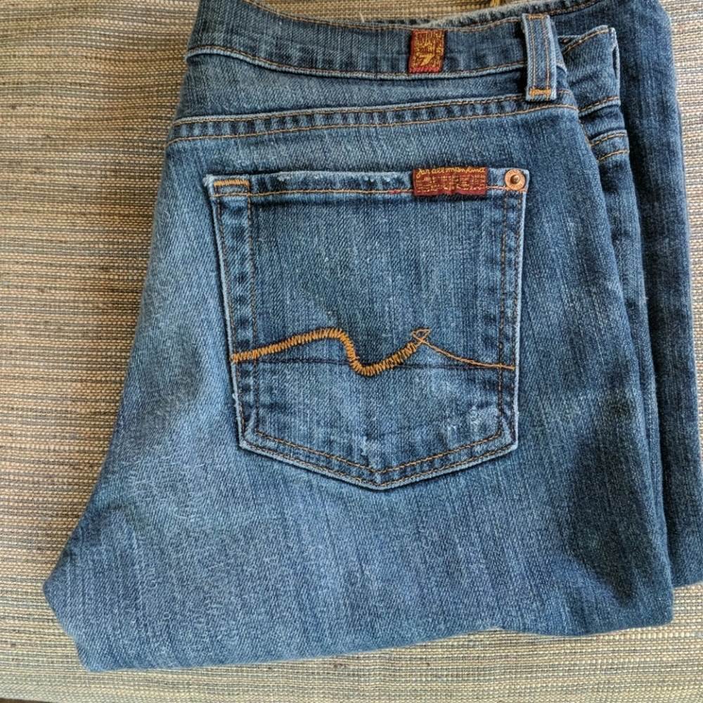 7 For All Mankind Bootcut Inseam 32 Size 29